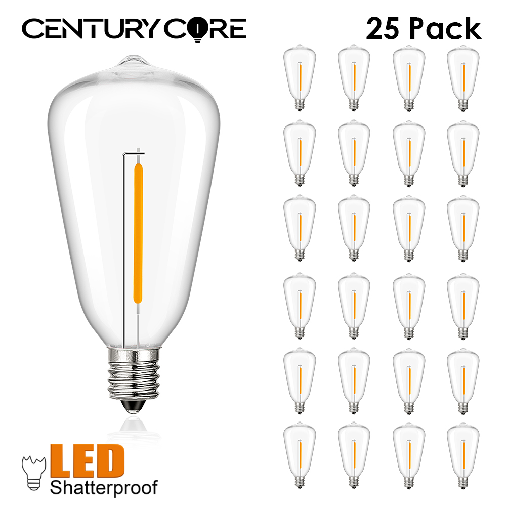 Smart Garden Umbrella - Shatterproof ST38 Led Lights Bulb 220V