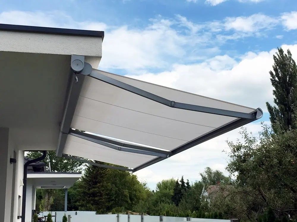 Smart Garden Umbrella - Outdoor Awning Customized Folding Retractable Electric
