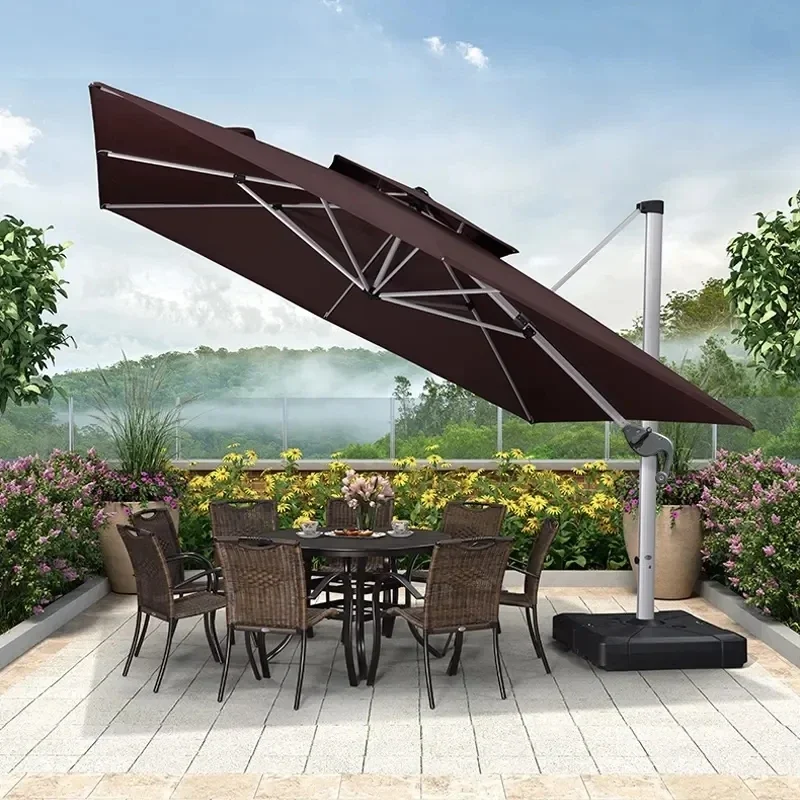 Smart Garden Umbrella - turquoise smart wind resistant wall mounted