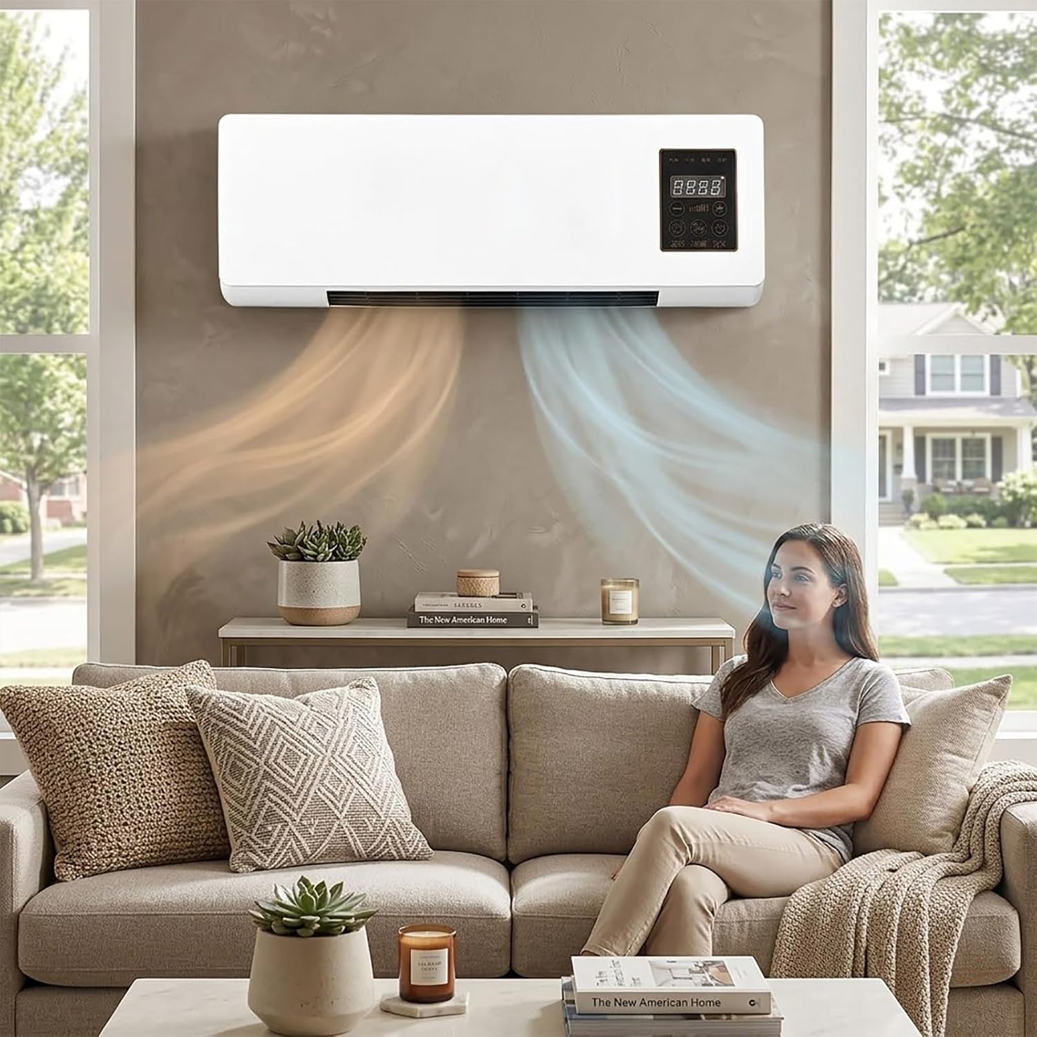 Smart Garden Offices - Portable Wall Mounted Air Conditioner Fan,