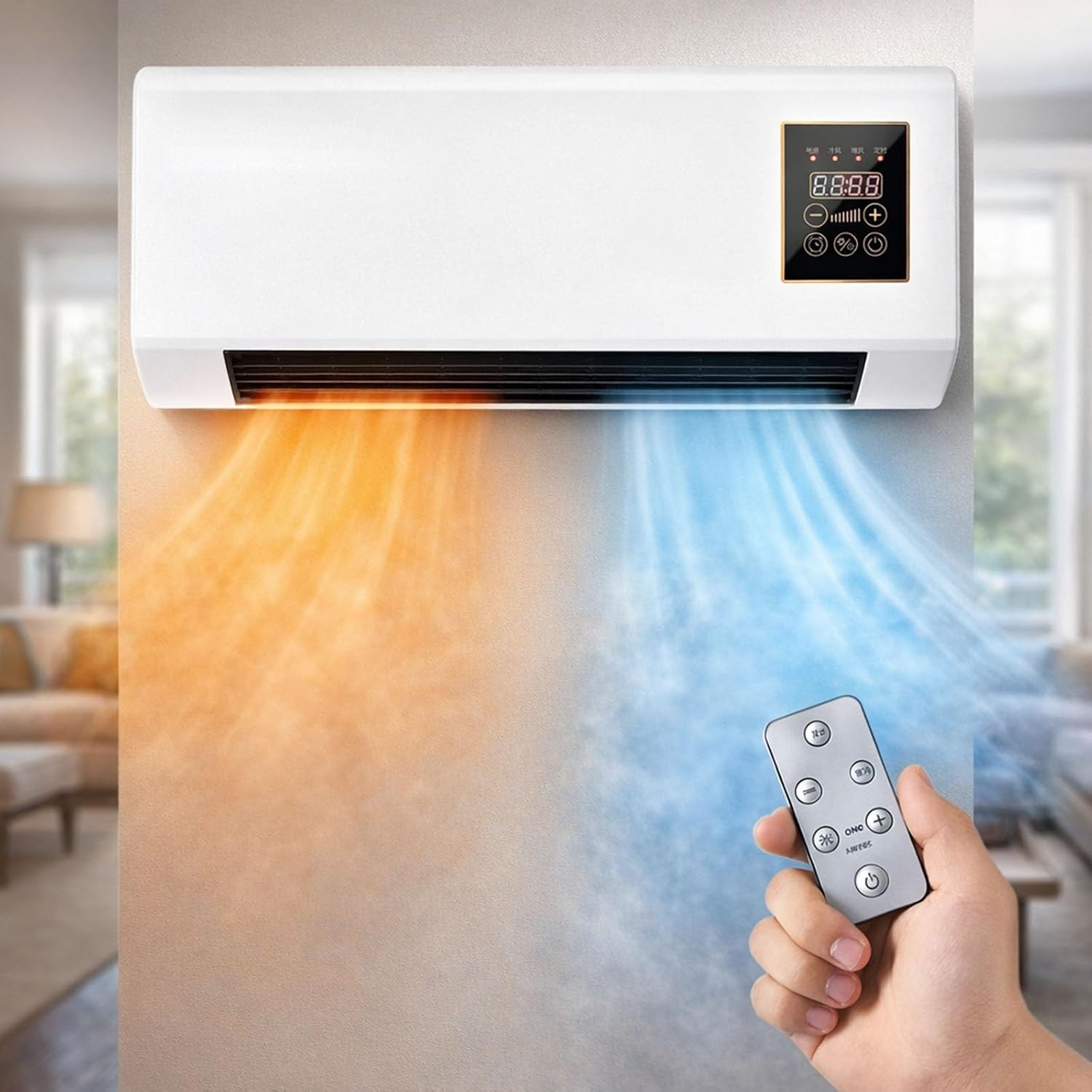 Smart Garden Offices - Portable Wall-Mounted Air Conditioner Fan 2
