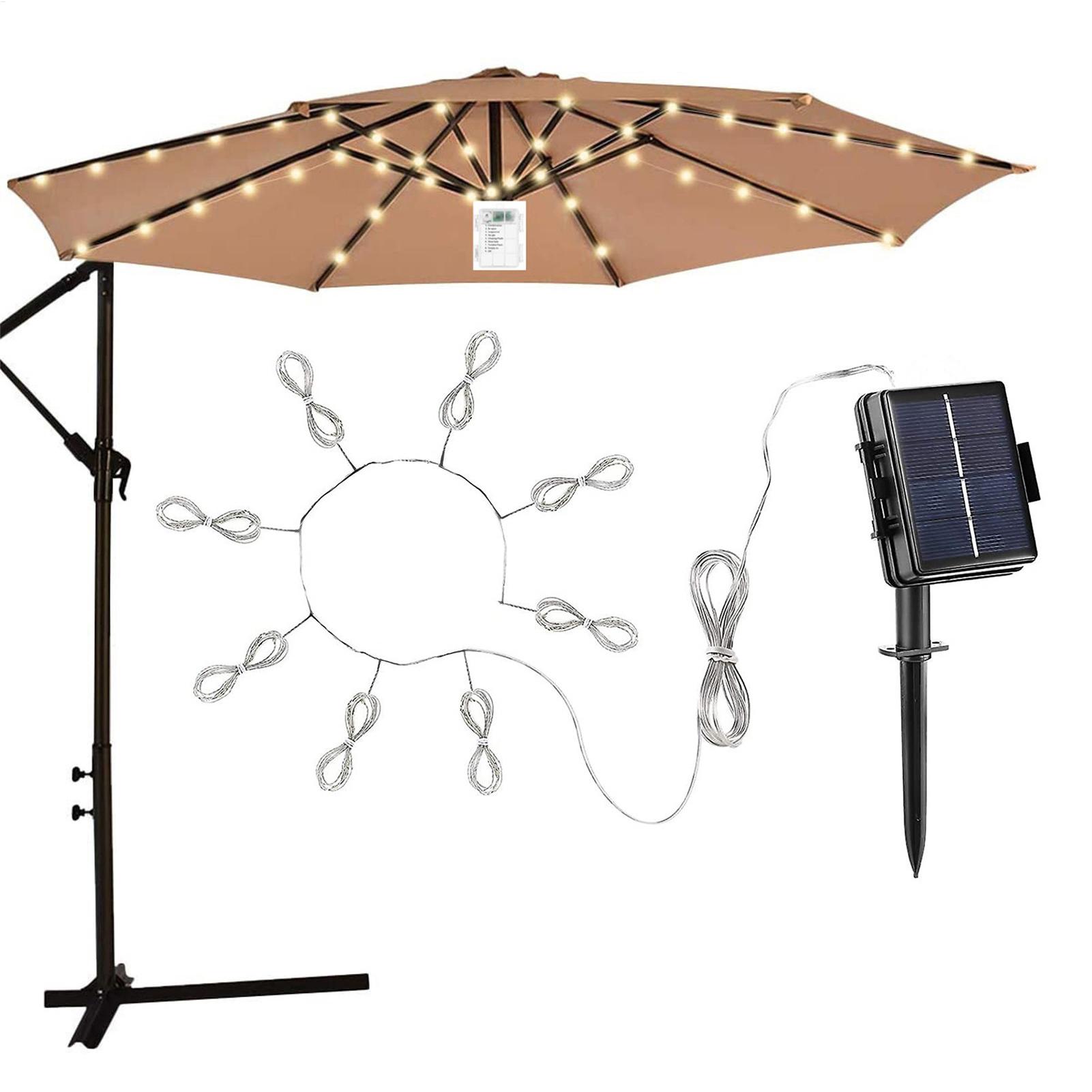 Smart Garden Umbrella - 104 LED Umbrella String Light With