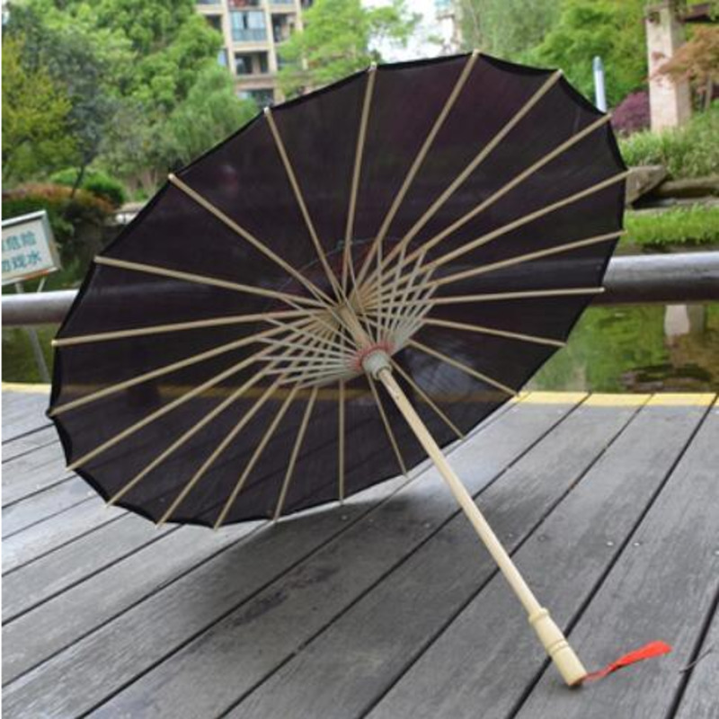Smart Garden Umbrella - Solid Colored Black White Red Umbrella