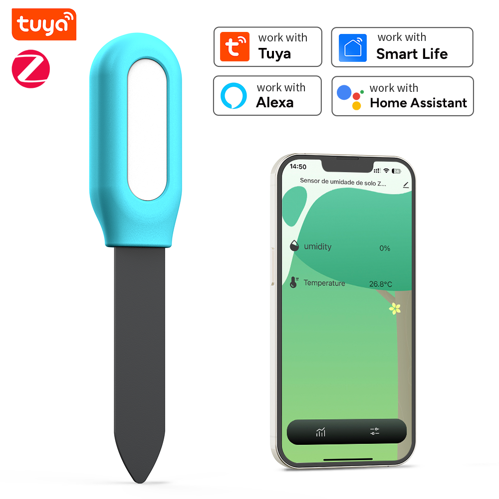 Smart Garden Products - Tuya Zigbee Soil Sensor Humidity Temperature