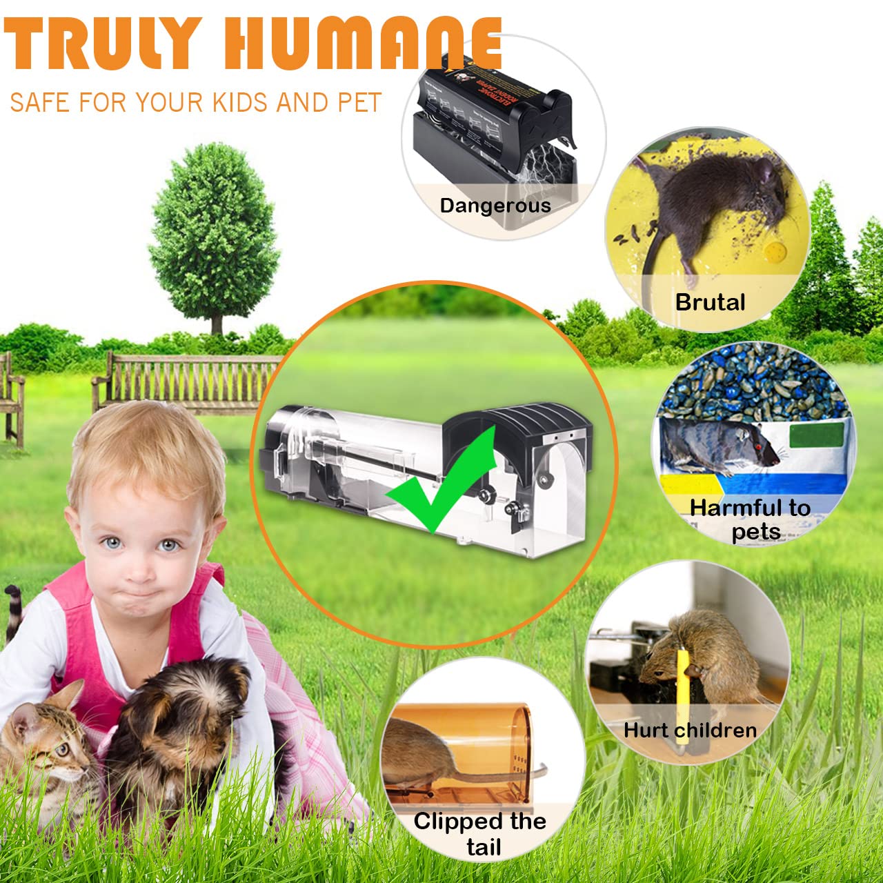 Safe Firm Humane Reusable Plas - огляд і ціна Smart Garden Products