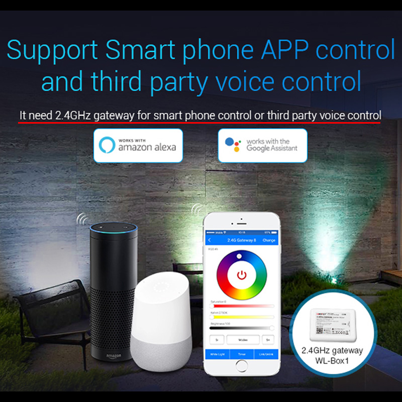 2100LM 25W RGB CCT Smart Outdo - огляд і ціна Smart Garden Led Lights