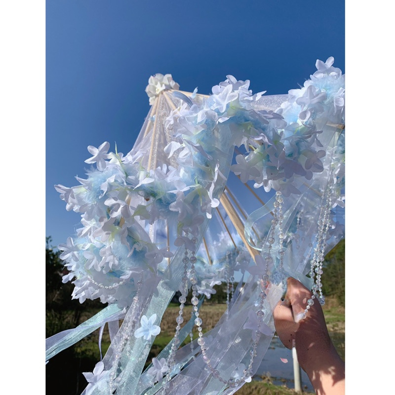 Hanfu Flower Waterproof Beach  - огляд і ціна Smart Garden Umbrella