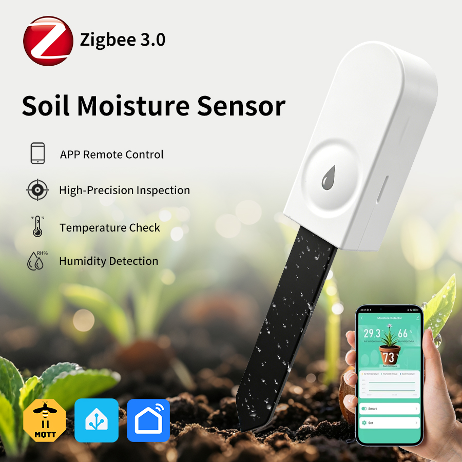 Tuya Zigbee3.0 Soil Moisture S - огляд і ціна Smart Garden Products