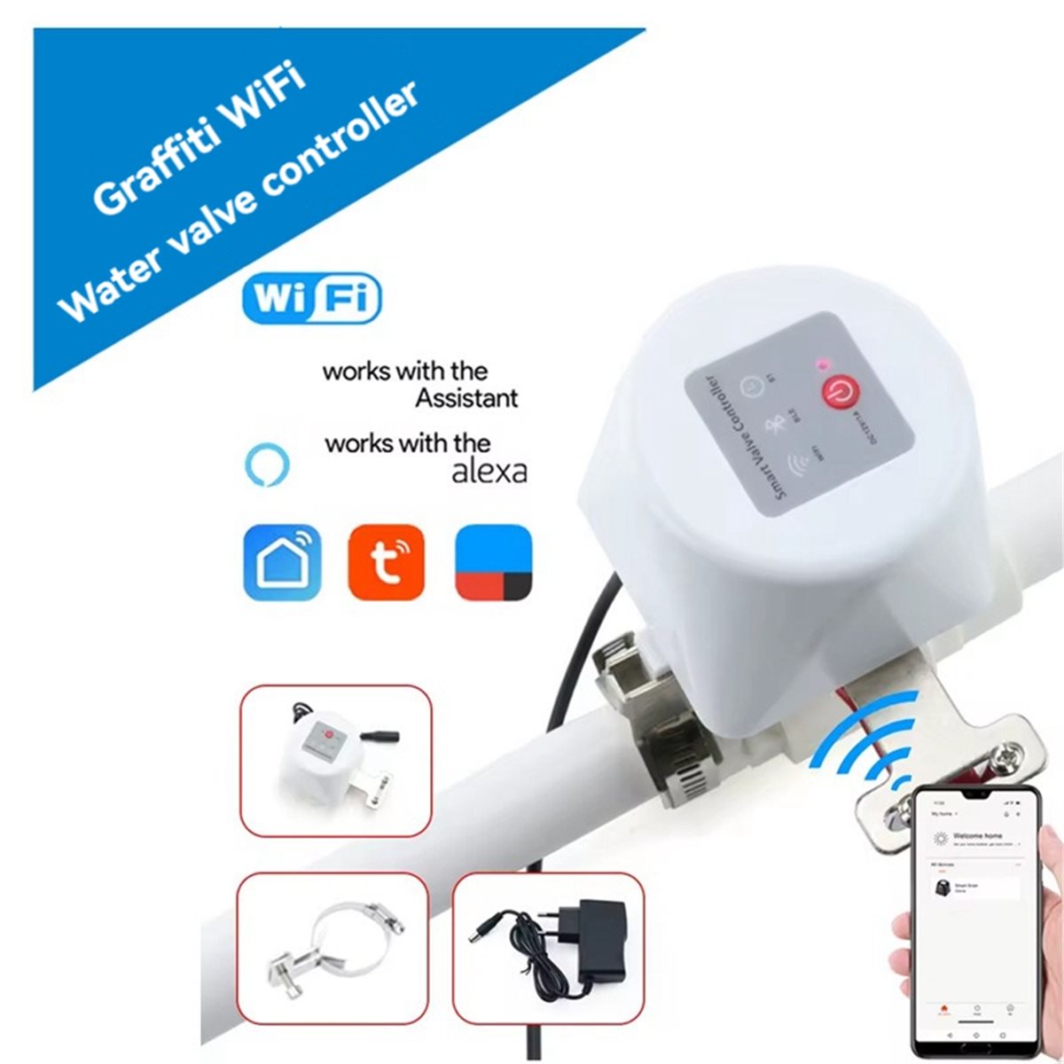 SWXF Tuya WiFi Smart Valve Con - огляд і ціна Smart Garden Water