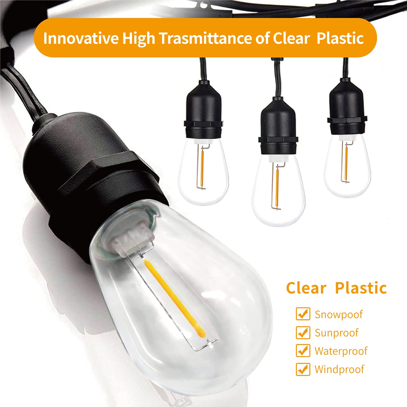 LED S14 Replacement Light Bulb - огляд і ціна Smart Garden Umbrella