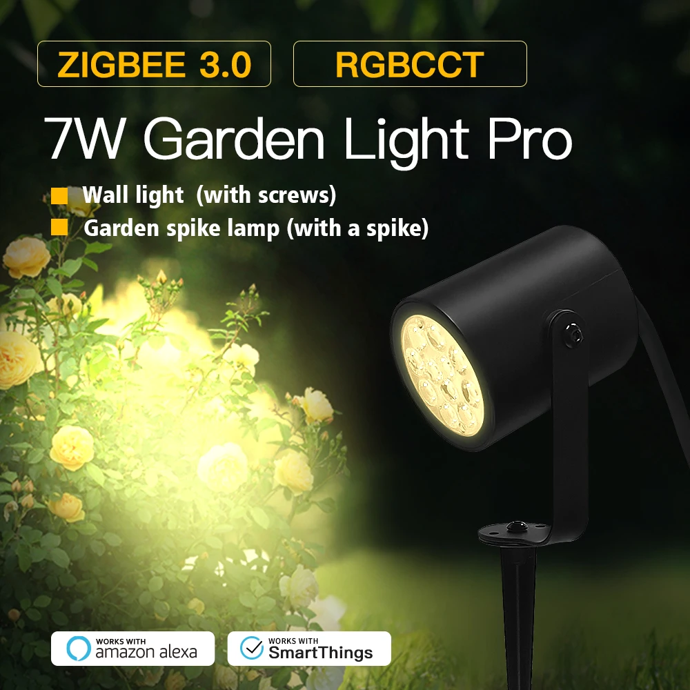 GLEDOPTO Zigbee 3.0 7W Smart G - огляд і ціна Smart Garden Led Lights