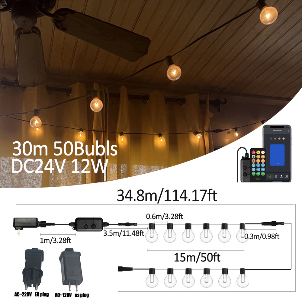 G40 Smart Outdoor DIY LED Stri - огляд і ціна Smart Garden Led Lights