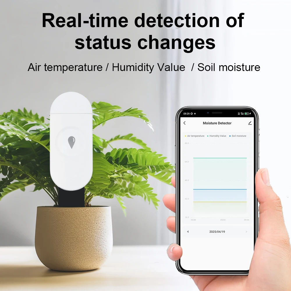 Tuya Zigbee Temperature Humidi - огляд і ціна Smart Garden Sensors