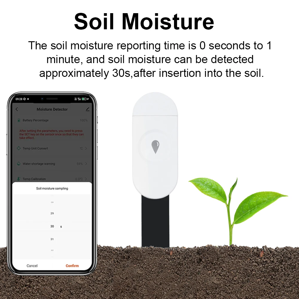 Tuya Zigbee Temperature Humidi - огляд і ціна Smart Garden Sensors