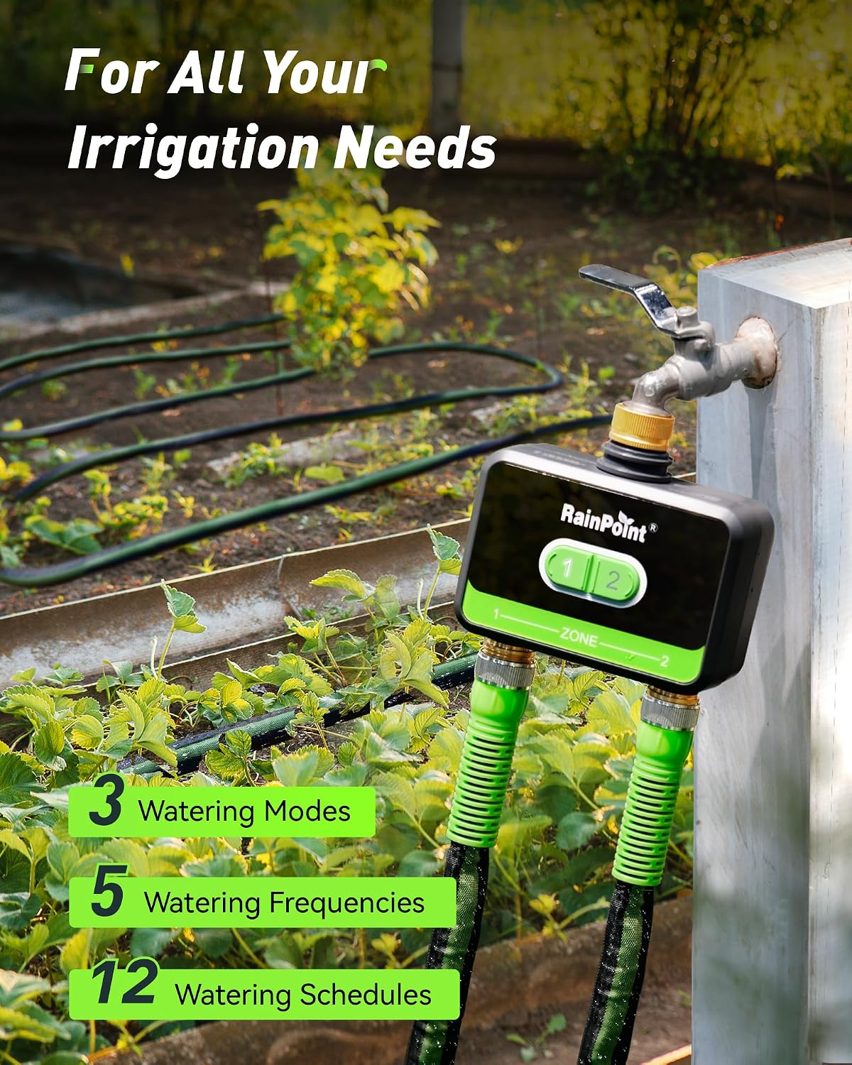 2-Zone Smart WiFi Water Timer  - огляд і ціна Smart Garden Water