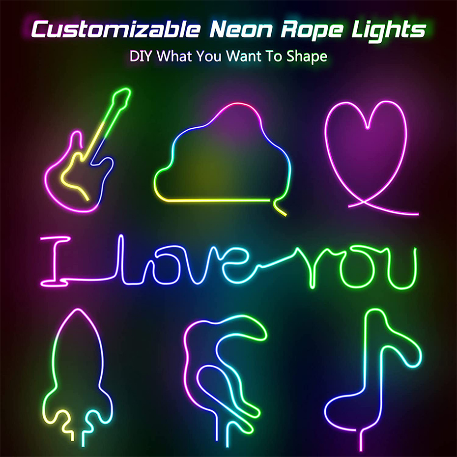 RGBIC LED Neon Strip 12V 96LED - огляд і ціна Smart Garden Led Lights