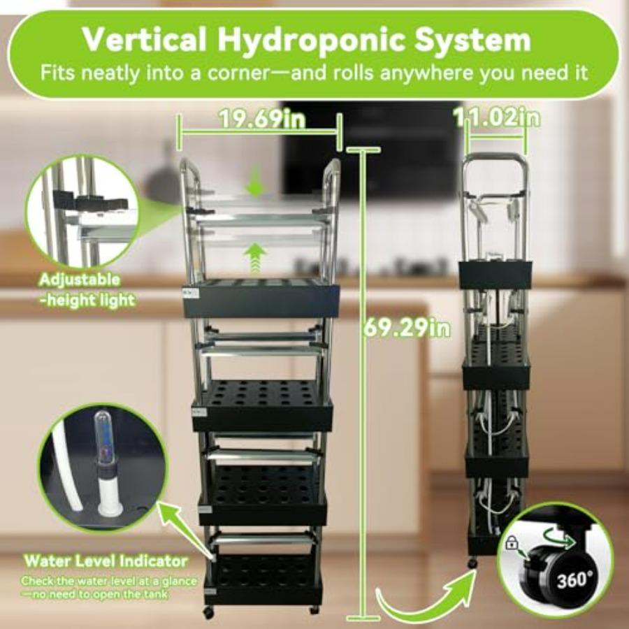 Indoor hydroponics growing sys - огляд і ціна Smart Garden Water
