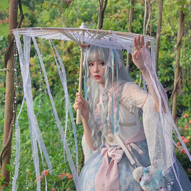 Silk Cloth cosplay Umbrella Wo - огляд і ціна Smart Garden Umbrella