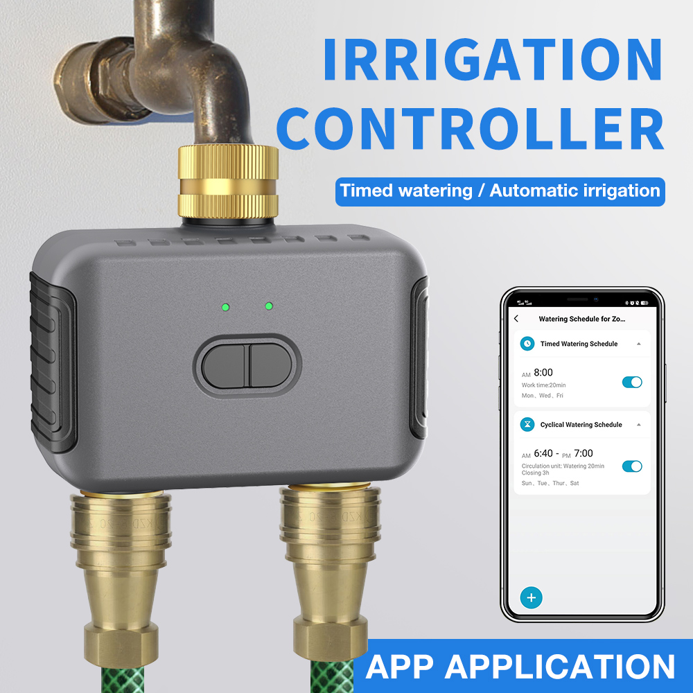 Tuya 2 Zone Watering Timer Gar - огляд і ціна Smart Garden Sensors